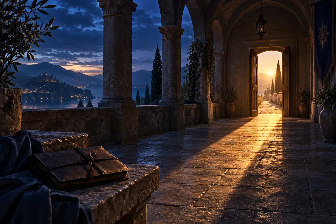 Original conceptual artwork for theodora walkthrough